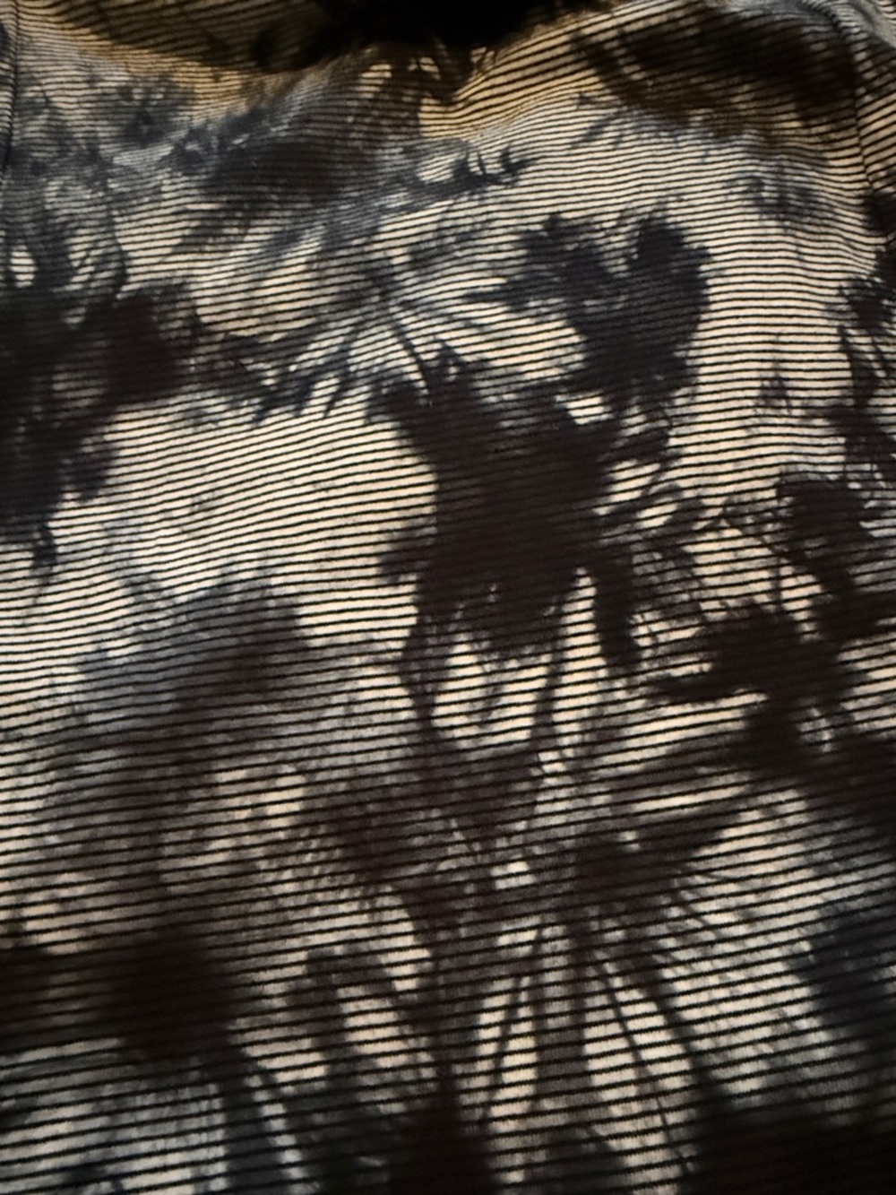 Kensie Black Tie-Dye Scoop Neck Sleeveless Ribbed Bodycon Mini Dress NWOT - Picture 4 of 5